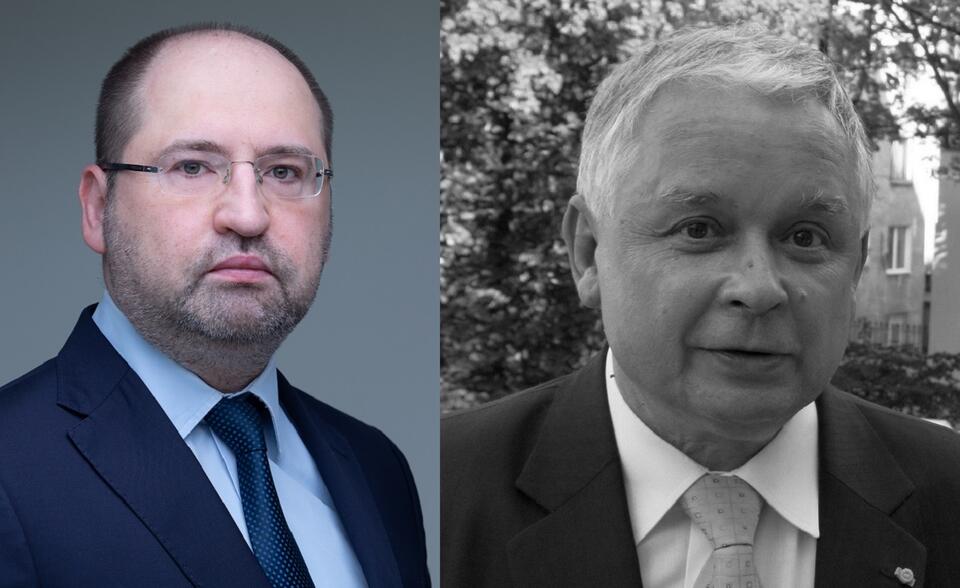 Adam Bielan/Śp. prezydent Lech Kaczyński / autor: Fratria