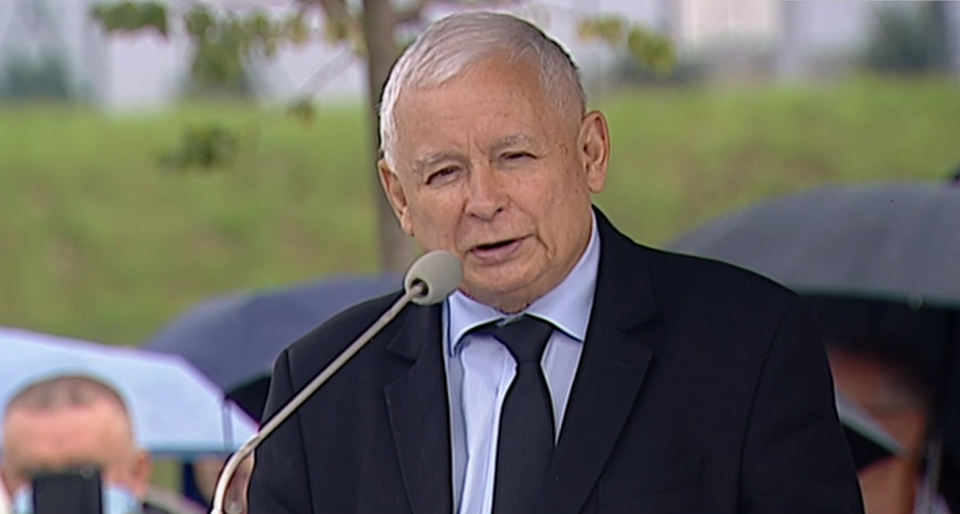 Jarosław Kaczyński, prezes PiS / autor: TVP Info