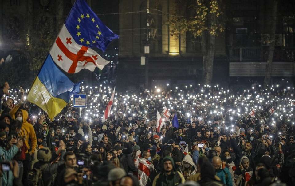 autor: PAP/EPA/DAVID MDZINARISHVILI