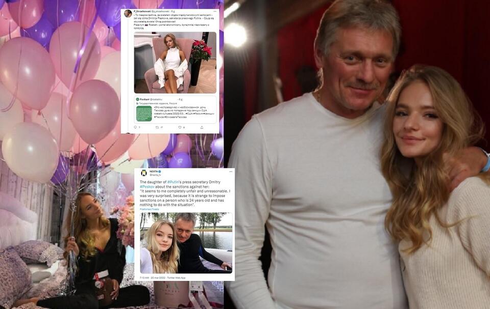 Córka rzecznika Kremla chętnie chwaliła się w mediach społecznościowych luksusowym życiem oraz... bliskimi relacjami z ojcem / autor: Instagram/@lisa_peskova