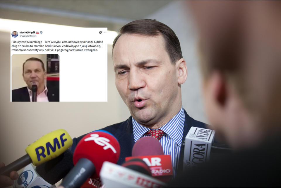 Ponury żart Sikorskiego. Wolałby o nim zapomnieć? PiS pamięta