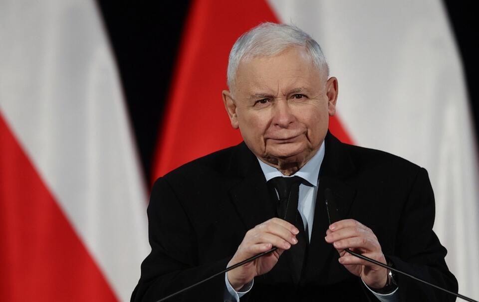 Prezes PiS Jarosław Kaczyński / autor: PAP/Łukasz Gągulski