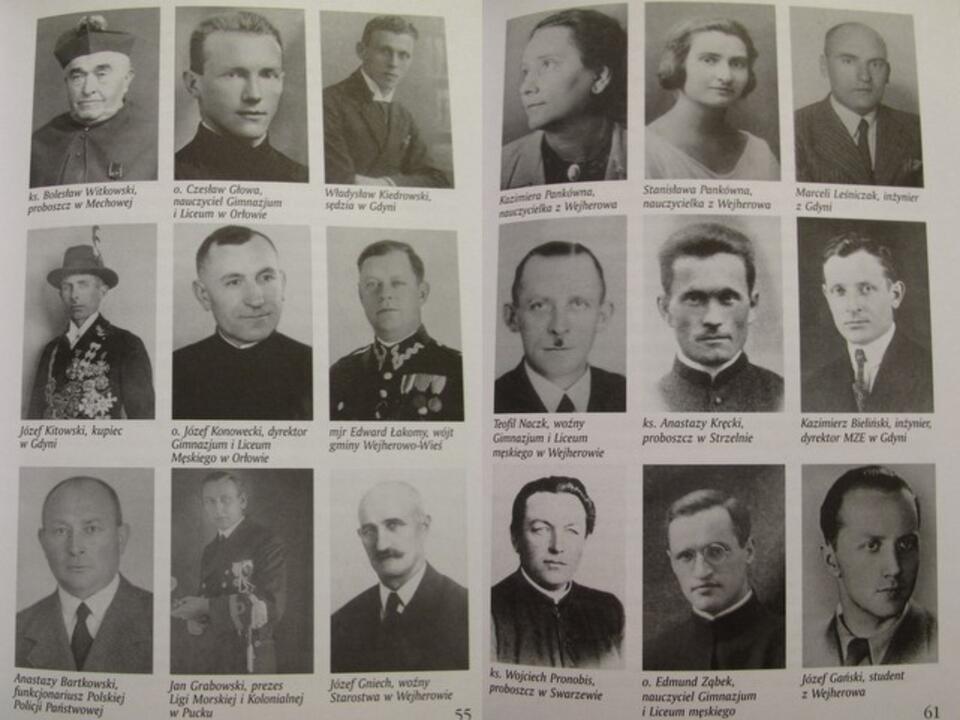 Ofiary ludobójstwa w Piaśnicy. Fotografie zamieszczone w książce Barbary Bojarskiej "Piaśnica"