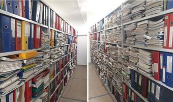 NIK: Coraz mniej miejsca do przechowywania materiałów archiwalnych