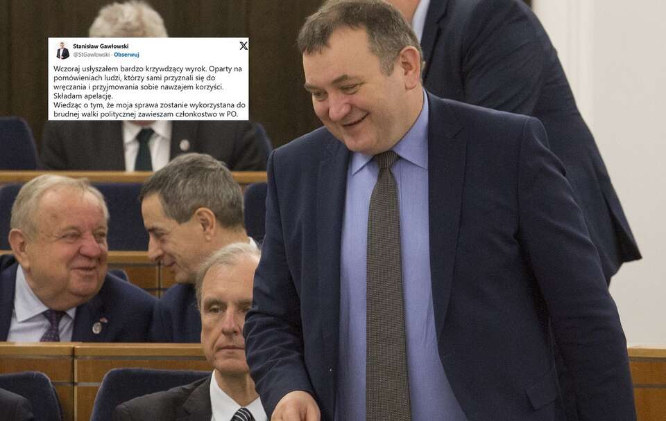 Senator KO Stanisław Gawłowski / autor: Fratria/X