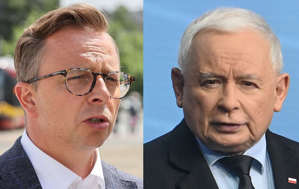 Dariusz Joński, Jarosław Kaczyński / autor: PAP/Marian Zubrzycki/PAP/Piotr Nowak