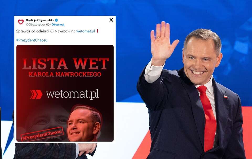 Partia Tuska straszy prezydentem i znowu nadaje o wetomacie