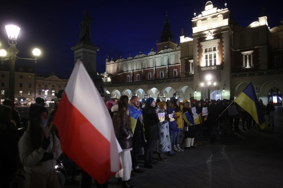 Protest w Krakowie / autor: PAP/Łukasz Gągulski
