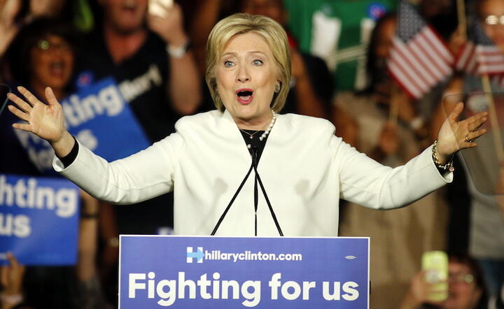 Hillary Clinton, fot. PAP/EPA/JOE SKIPPER