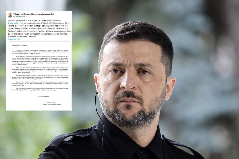 Wołodymyr Zełenski / autor: PAP/EPA, X
