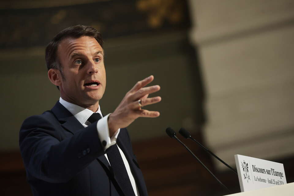 Macron kreśli ponury obraz Unii, ale śni o jej wielkości