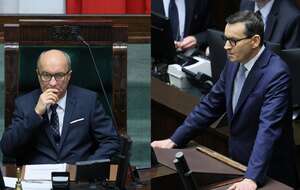 Włodzimierz Czarzasty/Mateusz Morawiecki / autor: PAP/Rafał Guz