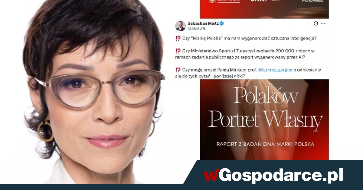 Zleciła AI raport za 200 tys. zł, a Tusk powierzył jej promocję Polski