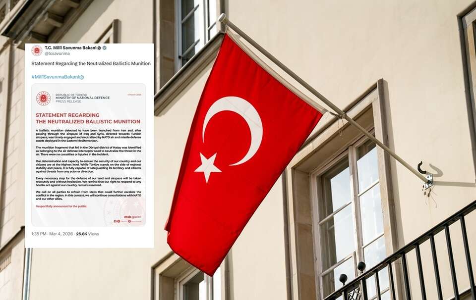 Rakieta wystrzelona z Iranu w kierunku Turcji. Odpowiedź NATO