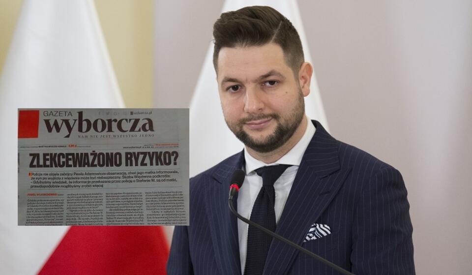 Wiceminister sprawiedliwości Patryk Jakiego / autor: Fratria; 'GW'