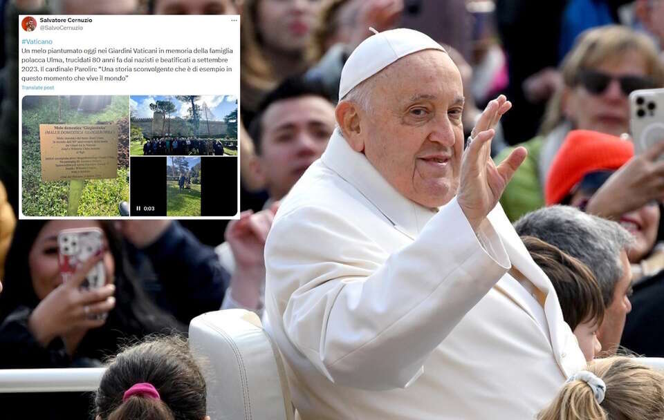 papież Franciszek / autor: PAP/EPA/ETTORE FERRARI / twitter.com/SalvoCernuzio
