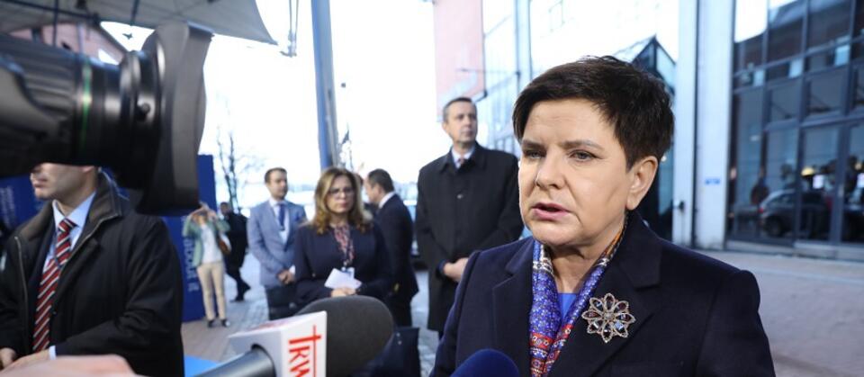 Premier Beata Szydło przed rozpoczęciem Europejskiego Szczytu Społecznego w Goeteborgu / autor: PAP/Rafał Guz