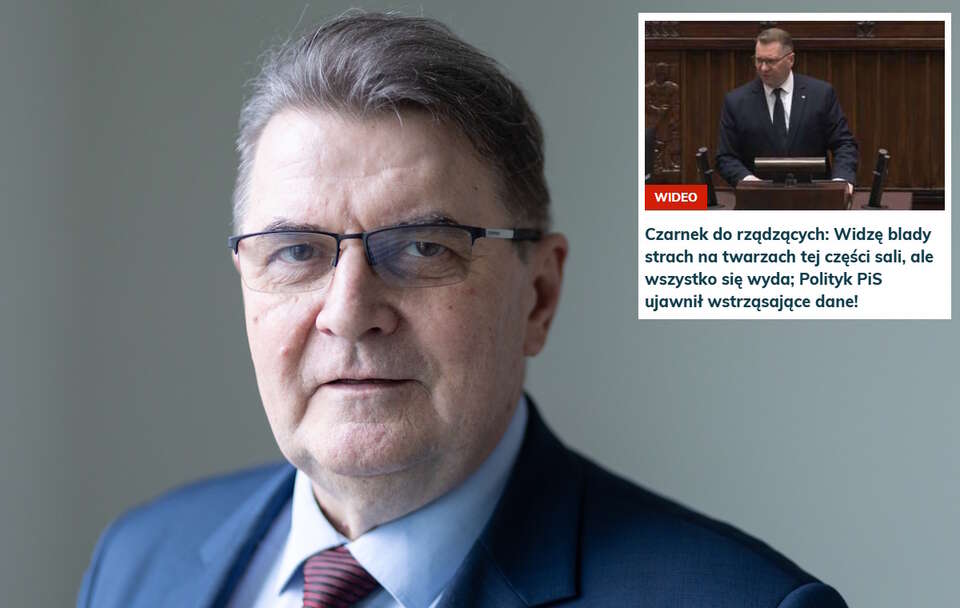 Prof.  Zbigniew Krysiak, prezes i założyciel Instytutu Myśli Schumana ocenia stan polskiej gospodarki / autor: Fratria