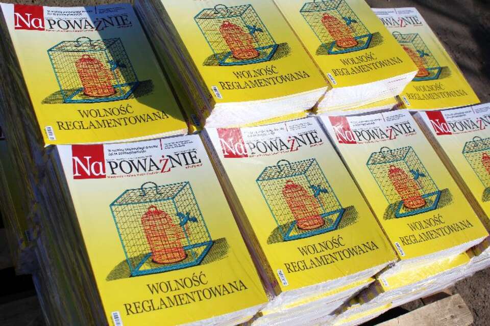 Pismo odebrane z drukarni... (Fot. wPolityce.pl)