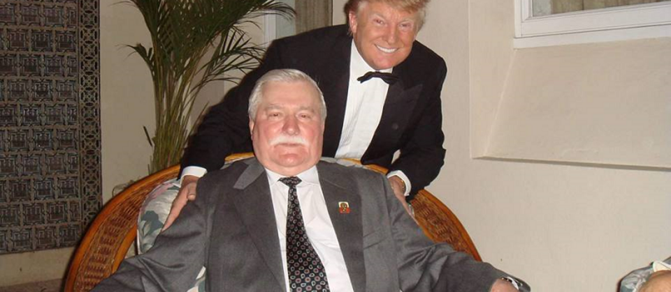 Lech Wałęsa Donald Trump / autor: Facebook Lech Wałęsa