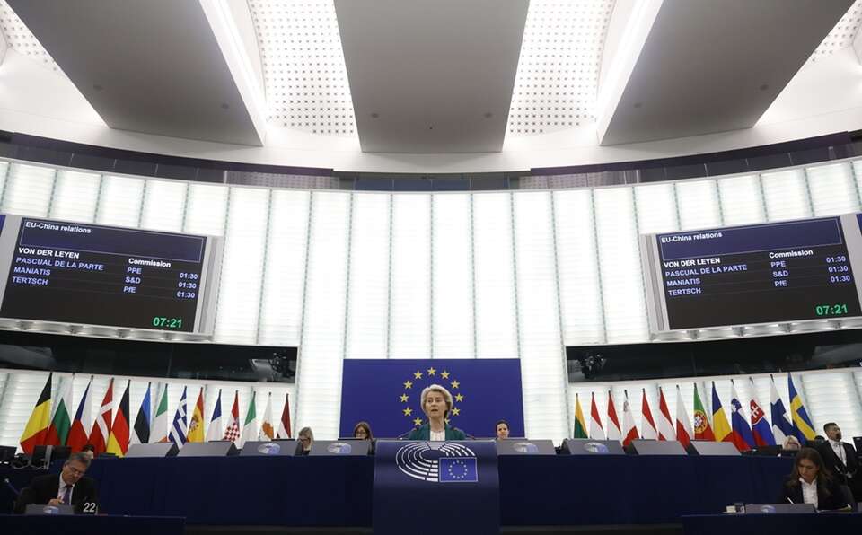 Ursula von der Leyen w PE / autor: PAP/EPA/Guillaume Horcajuelo