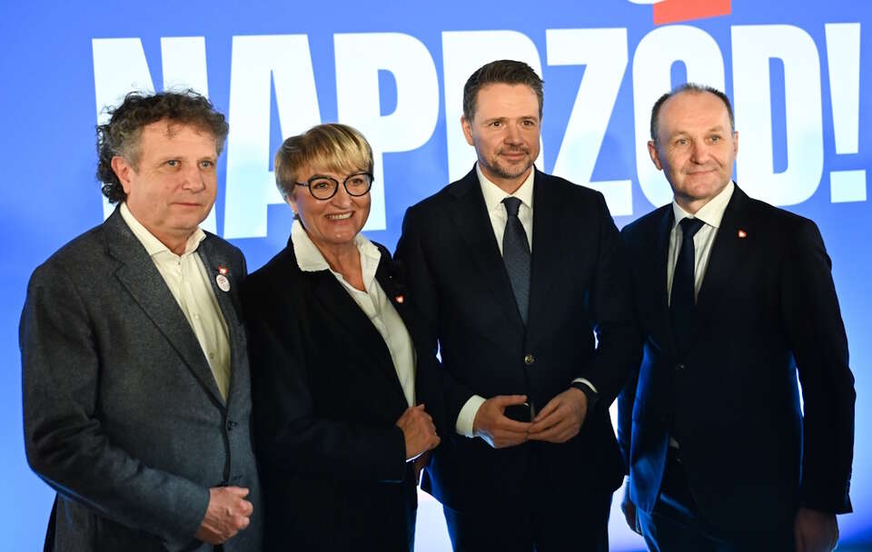 Politycy Platformy Obywatelskiej: Rafał Trzaskowski, Jacek Karnowski, Elżbieta Polak, Marek Sowa / autor: PAP/Adam Warżawa