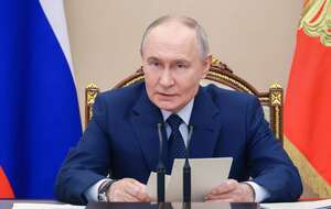 *Prezydent USA Donald Trump powiedział, że odbył „dobrą i bardzo produktywną” rozmowę telefoniczną z przywódcą Rosji Władimirem Putinem / autor: EPA/MIKHAIL METZEL/SPUTNIK/KREMLIN POOL / POOL MANDATORY CREDIT Dostawca: PAP/EPA.