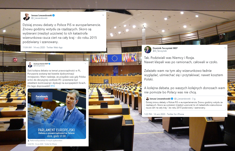 Parlament Europejski (zdj. ilustracyjne) / autor: Pixabay; Twitter