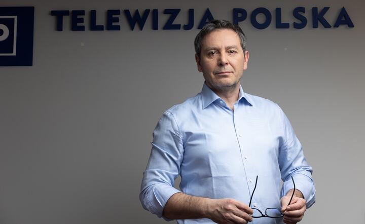 Powołany przez Radę Mediów Narodowych prezes TVP Michał Adamczyk / autor: Fratria / Andrzej Wiktor