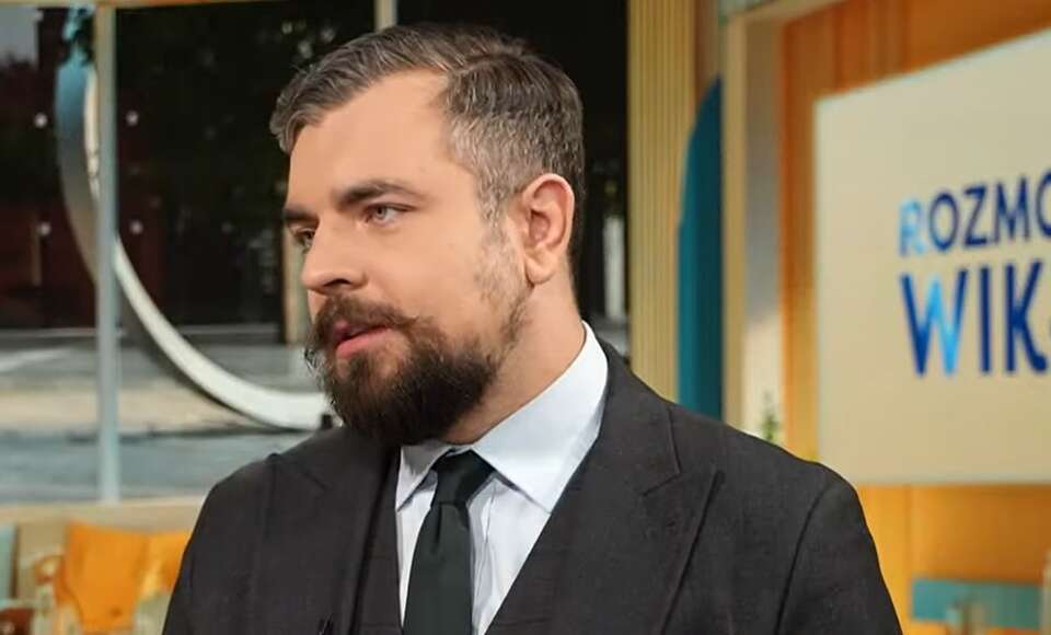 Były poseł Konfederacji Michał Urbaniak w studiu Telewizji wPolsce24 / autor: Youtube/TV wPolsce24