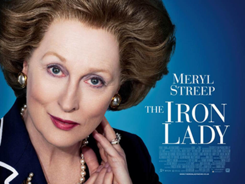 Meryl Streep jako Margaret Thatcher. Photo Credit: Alex Bailey / Courtesy of Pathe Productions Ltd.  