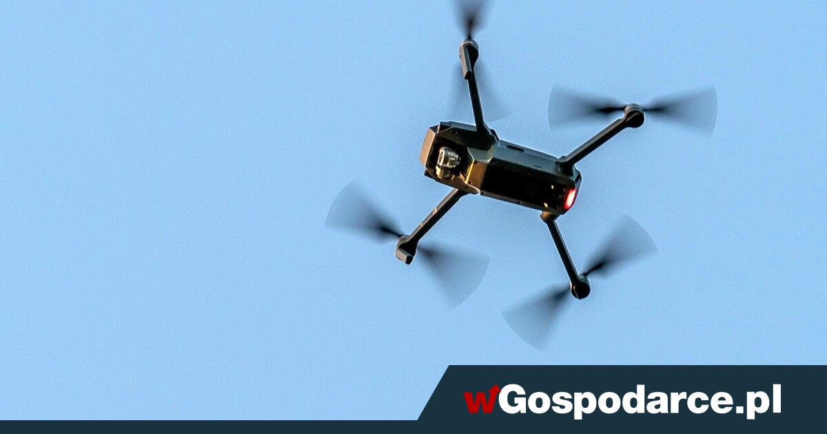 Dron szpiegujący spadł koło granicy z Rosją