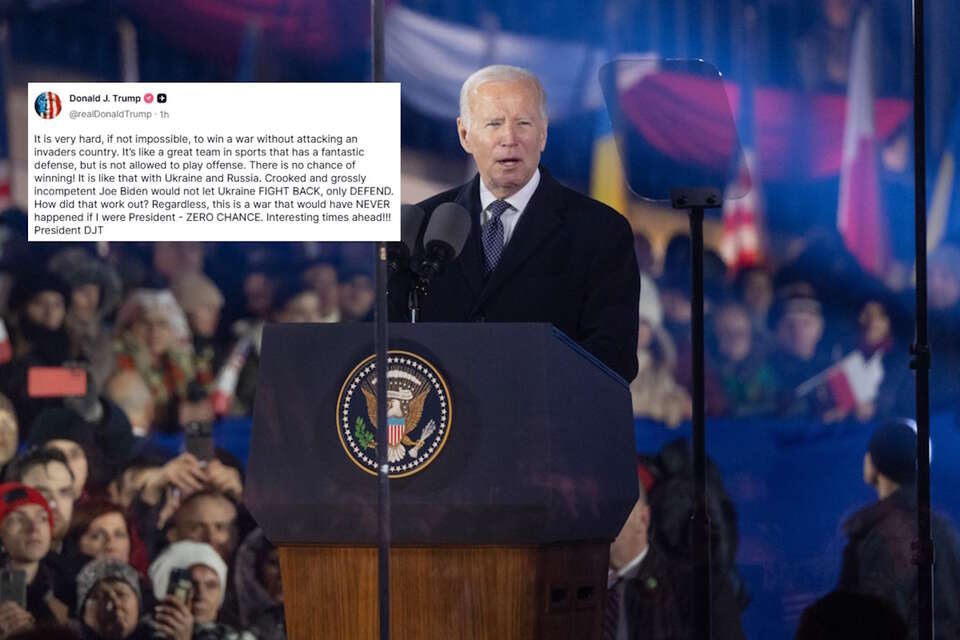 Joe Biden / autor: Fratria/Donald J. Trump-Truth Social, screen