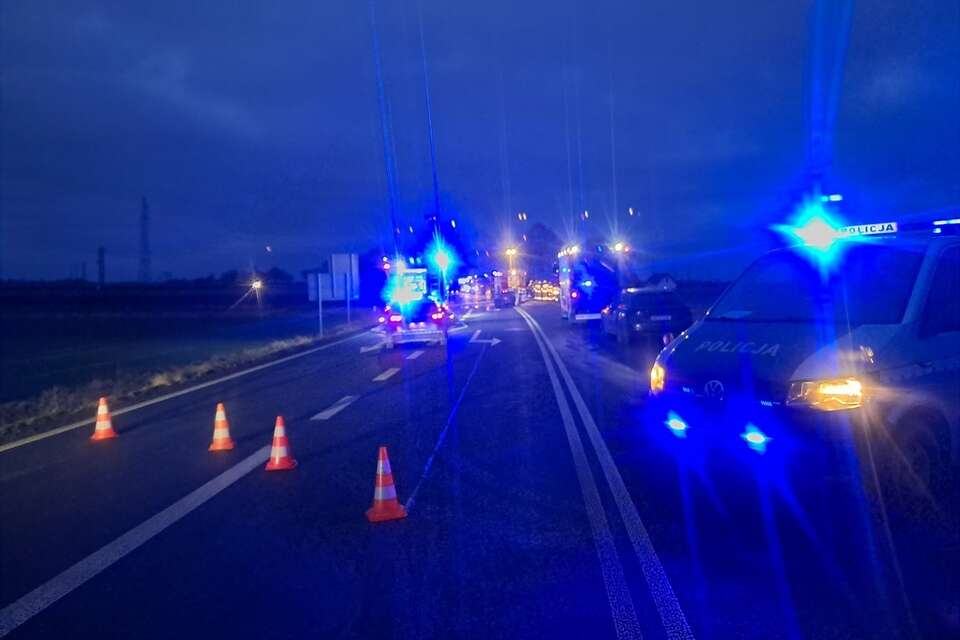 Miejsce tragicznego wypadku w Zielęcicach (woj. opolskie) - zginęło 6 osób / autor: Facebook/Policja Brzeg