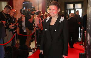 Marta Cienkowska podczas polskiej premiery filmu „Ojczyzna” / autor: PAP/Leszek Szymański