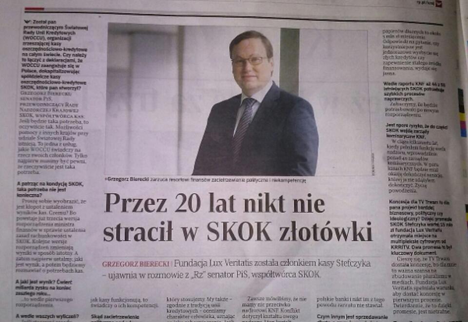 Fot. Rzeczpospolita/wPolityce.pl
