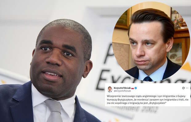 Krzysztof Bosak z Konfederacji skomentował słowa brytyjskiego wicepremiera Davida Lammy. / autor: Fratria/Policy Exchange/  CC BY 2.0 Deed