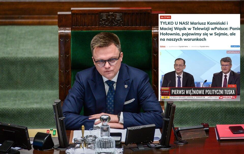 Szymon Hołownia / autor: PAP/Marcin Obara/screenshot wPolsce.pl