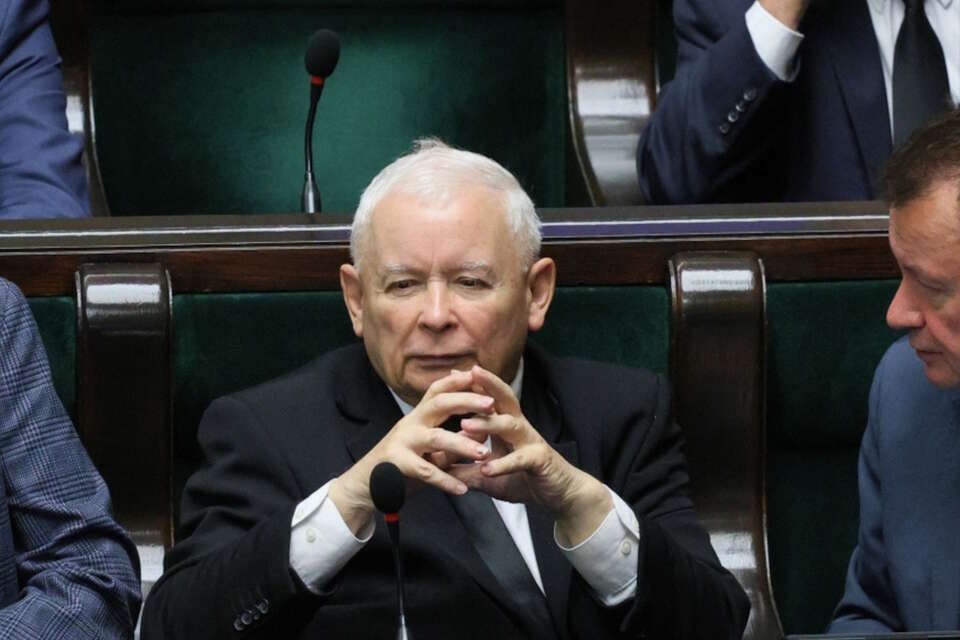 Prezes PiS Jarosław Kaczyński / autor: PAP/Paweł Supernak