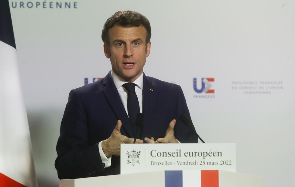 Macron zgłasza propozycję misji ewakuacyjnej dot. Mariupola