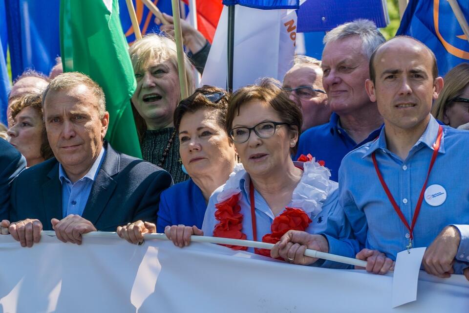 Grzegorz Schetyna, Hanna Gronkiewicz-Waltz, Ewa Kopacz, Borys Budka / autor: fratria