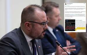 Poseł Paweł Jabłoński na posiedzeniu sejmowej komisji / autor: Fratria 