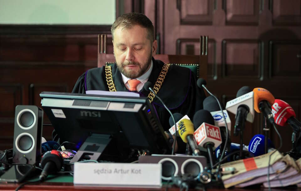 Sędzia Artur Kot w Sądzie Rejonowym w Pszczynie / autor: PAP/Jarek Praszkiewicz