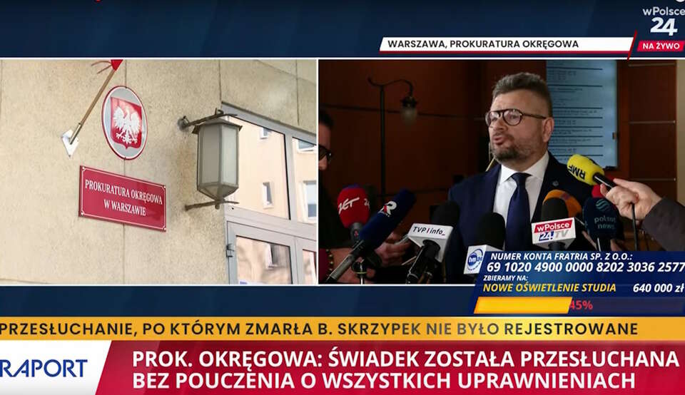 Prokuratura zabiera głos. Zabezpieczono ciało B. Skrzypek