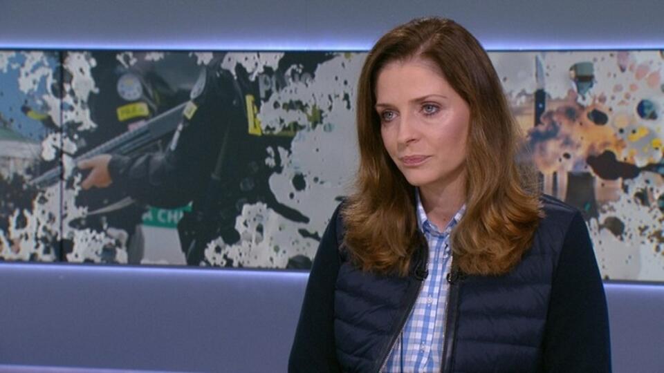 Joanna Mucha / autor: screen Polsat News