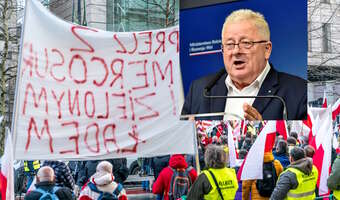"Żądamy dymisji ministra rolnictwa Czesława Siekierskiego!"