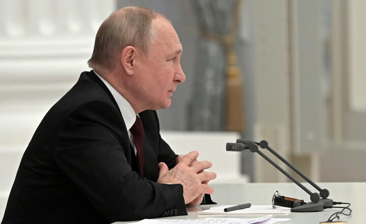 Prezydent Rosji Władimir Putin / autor: PAP/EPA/ALEXEI NIKOLSKY / KREMLIN POOL / SPUTNIK