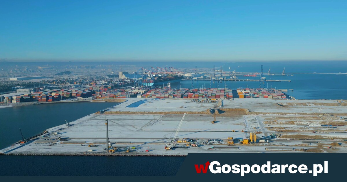Ruszył potężny portowy terminal w Gdańsku