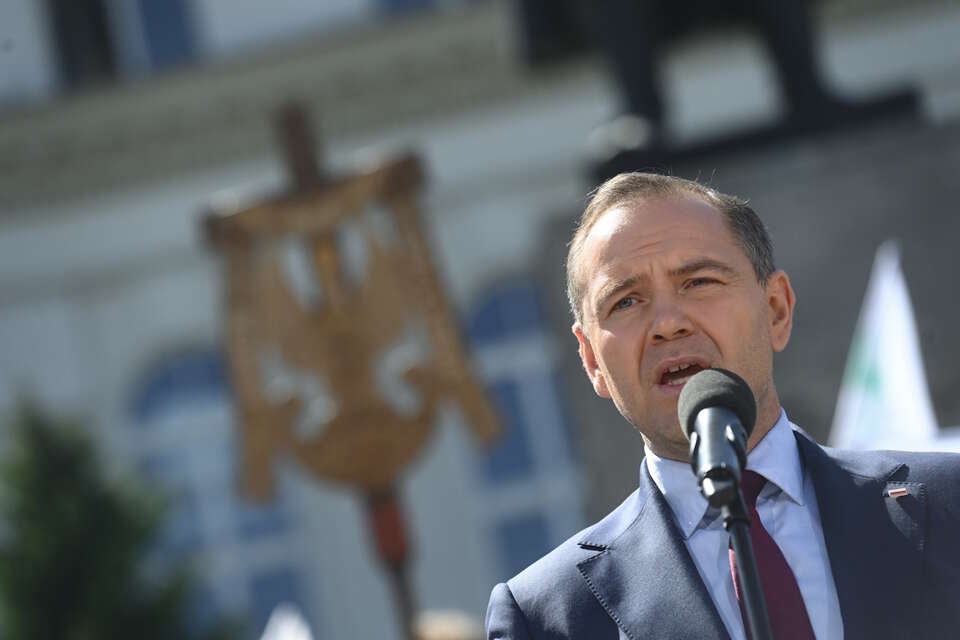 Nawrocki o reparacjach od Niemiec: Jeśli wygram to będę o nie walczyć / autor: PAP/Piotr Nowak