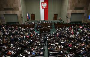 Posłowie na sali posiedzeń Sejmu / autor: PAP/Radek Pietruszka